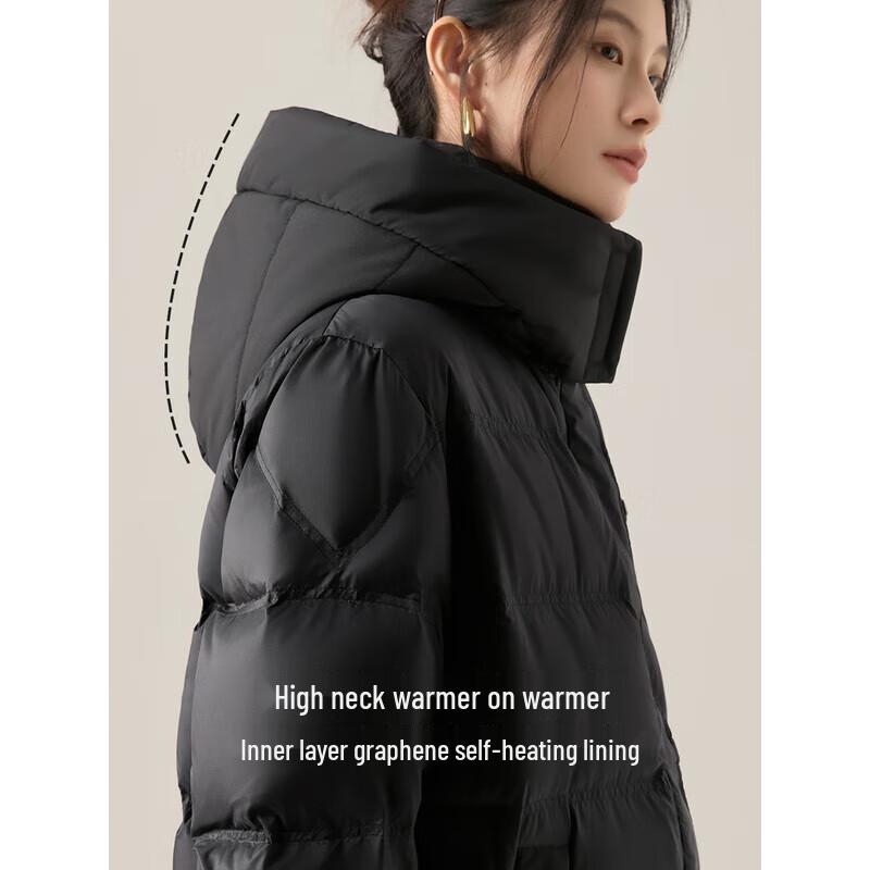 Mohan Yimei Women's Graphene Long Puffer Down Jacket