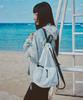 Afterhours Drawstring Light Mesh Backpack (White)