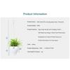 White Hanging Plant Pot Eggshell Shape Planter Self Watering Plant Pot  Indoor Outdoor Ornament