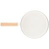 Bestco IH Enamel Saucepan, 18cm, with Glass Lid, White, NQ-0011 Bianco