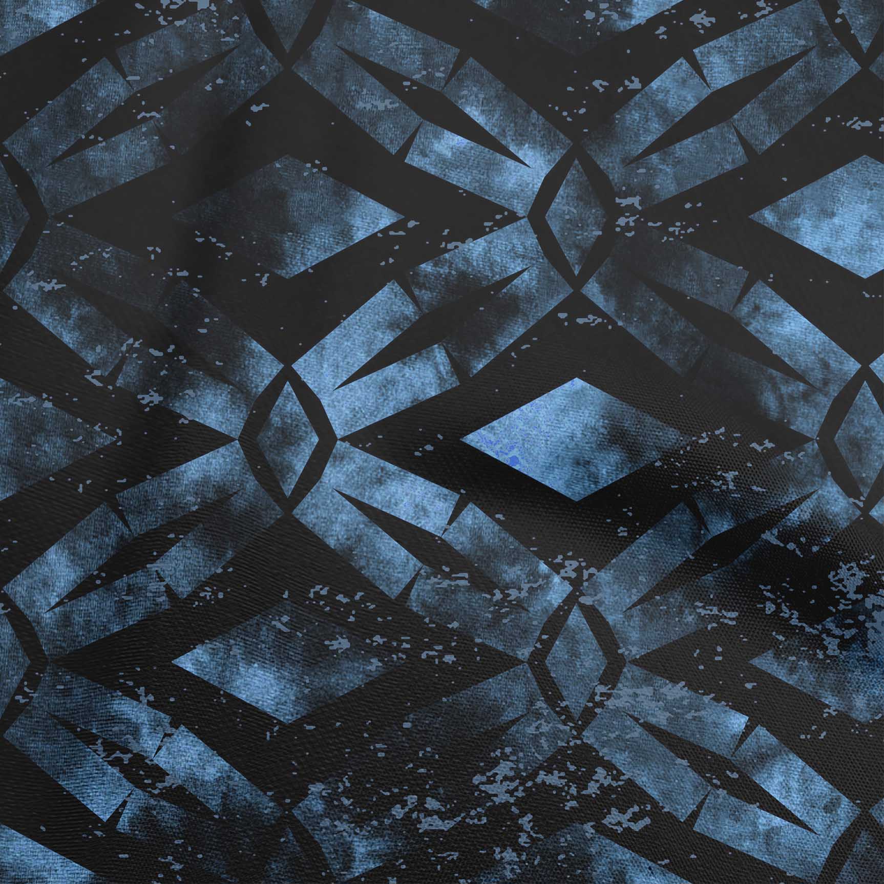 

OneOone Cotton Flex Шоколадно-коричнева тканина Геометрична водна фарба Ремісничі проекти Декоративна тканина з принтом у дворі 40 дюймів 42 Inch Wide - Viscose Chiffon королівський синій колір