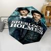 Sherlock Holmes Thema Automatischer Regenschirm, Leicht & Tragbar, 8 Speichen, Perfekt für Reisen im Freien, Geburtstage, Weihnachten, Geschenke.