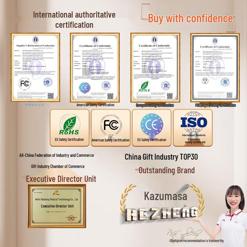 HEZHENG HZ-OFFICE-5 Head Massager Gift Set