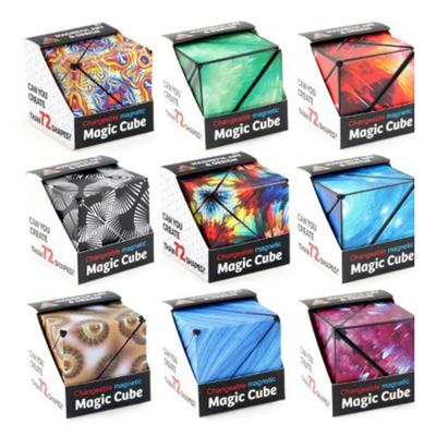 Magnetic Magic Cube Variety Geometric Changeable 3d Decompression Infinite Cube For Kids Toys