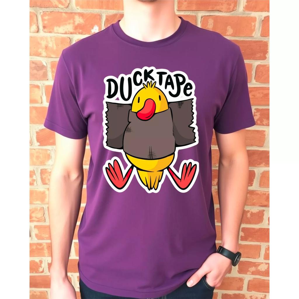 Duck Tape T Shirt Funny Rude Gift Joke Men/Women Regular Fit 100% Cotton Tee Top