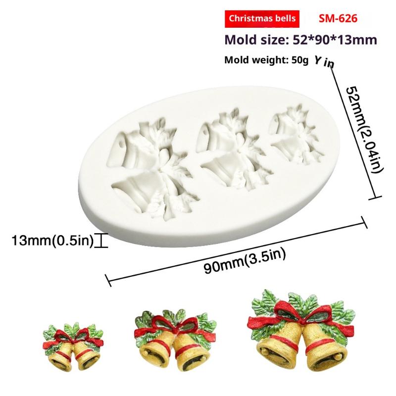 Julstjärna Julblomma Silikon Sugarcraftform Hartsverktyg Muffinform Fondant Tårtdekoreringsverktyg