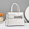 Taizhou Shiny Crocodile Pattern Women's Versatile Handbag - Trendy Large Capacity Shoulder & Crossbody Bag