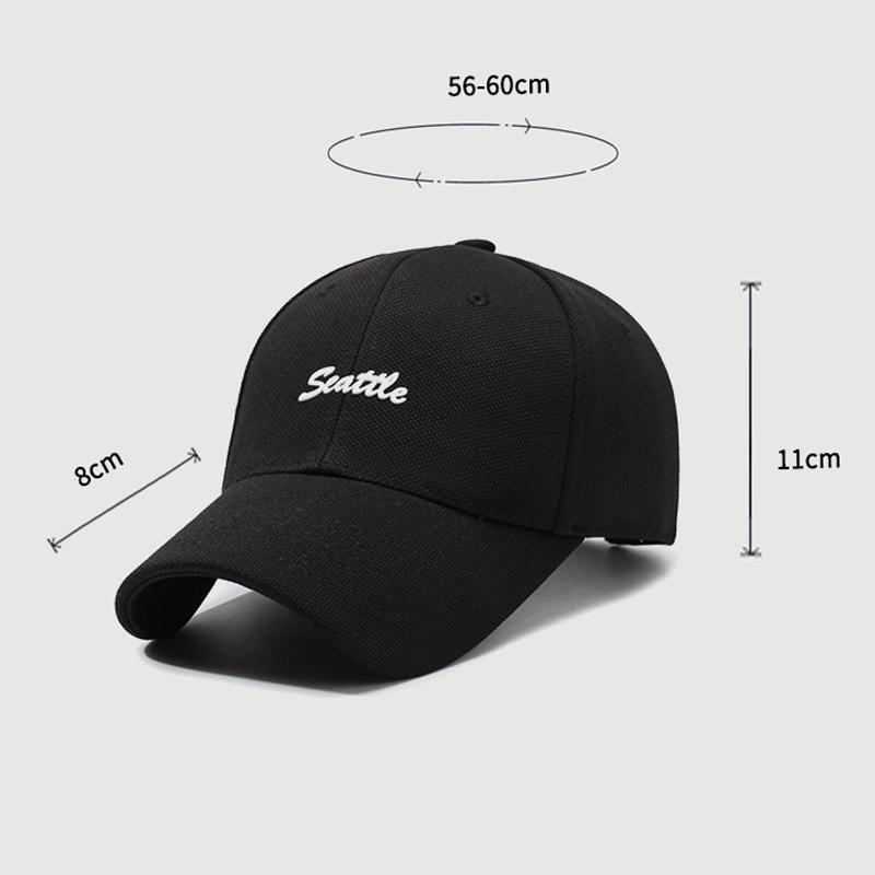Men's Cap Printed Letter Baseball Cap Outdoor Sunshade Hat