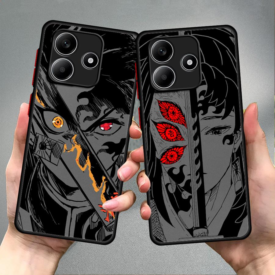 Hot D-emon Anime S-layer Case for Xiaomi Redmi Note 14 11 14C A4 13C 10 9S 12 13 Pro Plus Funda Back Phone Cover
