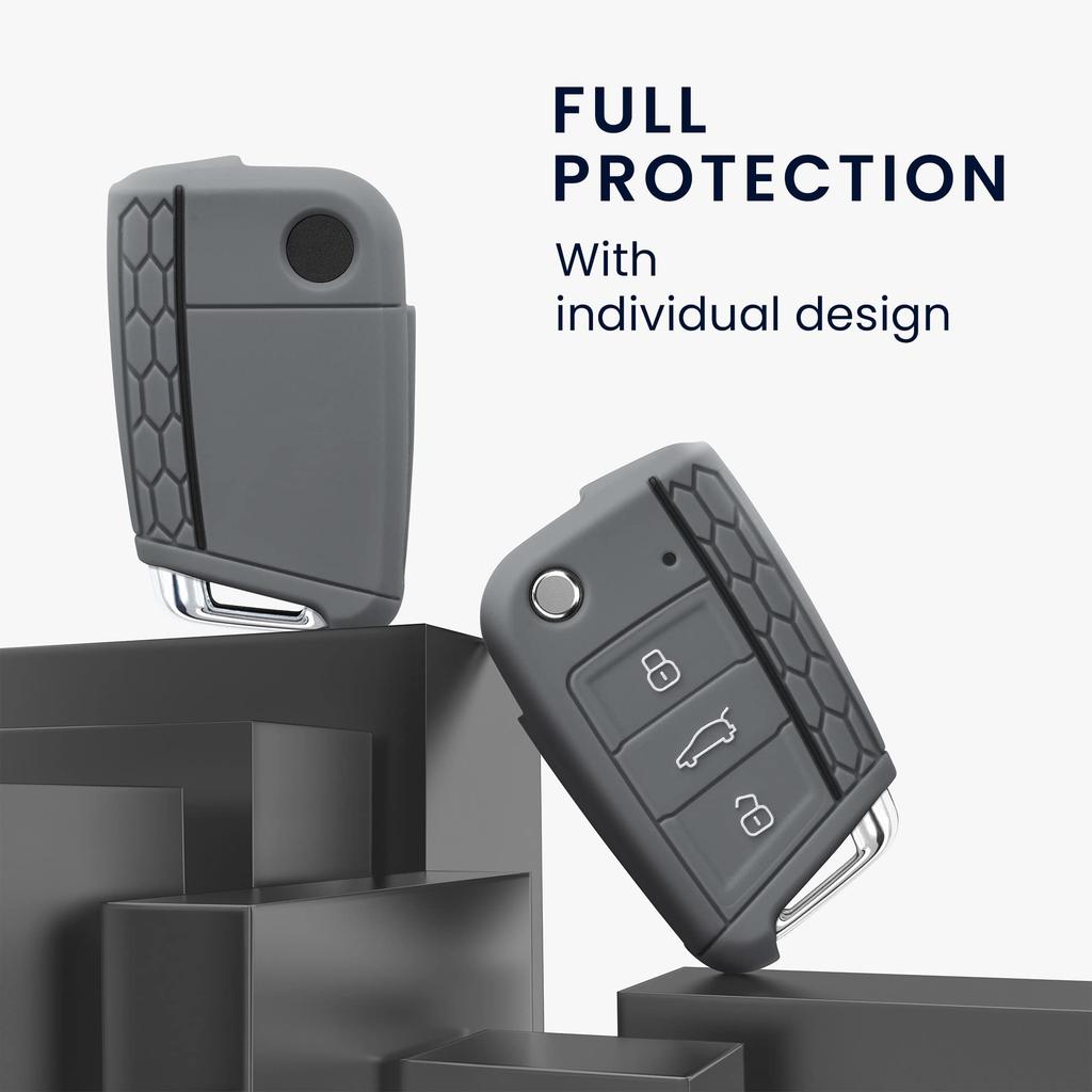 kwmobile Key Cover VW Golf 7 MK7 3-Button Car Key
