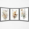 Gubrandin 6PCS Vintage Botanical Wildflower Art Wall Art Prints Artwork Paintings for Home Farmhouse Office Bathroom Kitchen Bedroom Wall Decor (8x10