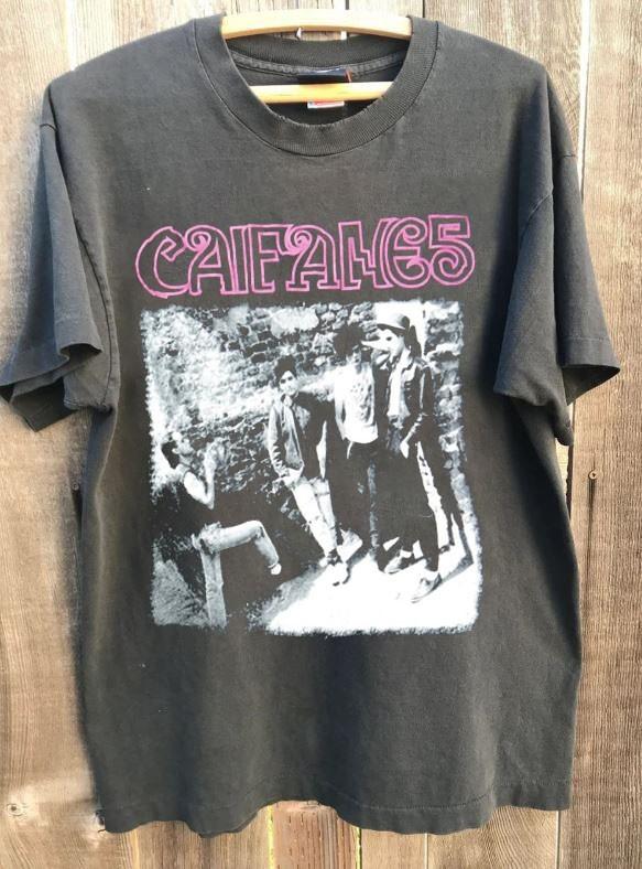 Caifanes Band Tshirt Caifanes Tour Graphic Charcoal Unisex Tshirt S-5XL KH17798 L