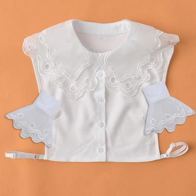 Herrenhemden Falscher Kragen Falsche Manschetten Sets Businesskleidung Abnehmbare Kragen+Falsche Ärmel Damen Falscher Kragen Dekorativ