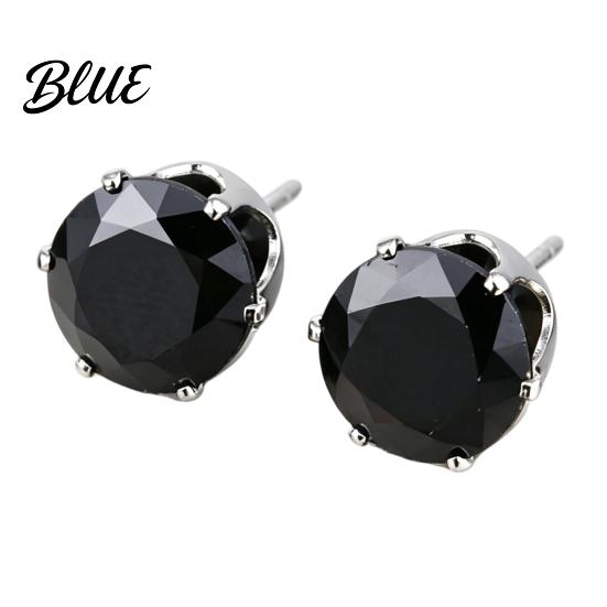Daily Wear Earrings 1 Pair Stud Earrings Four-Claw Cubic Zirconia