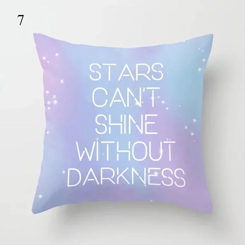 Pink Psychedelic Planet Cloud Decorative Pillowcase Car Ornaments Office Living Room Sofa Home Pillowcase