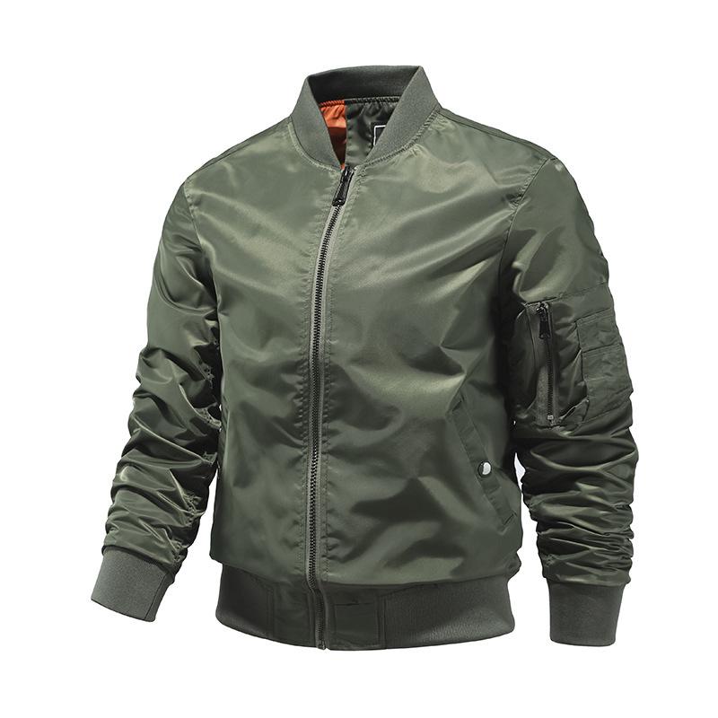 Spring & Autumn MA1 Pilot Jacket: Trendy Plus Size Baseball Bomber