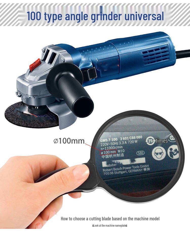 100mm Angle Grinder Grinding Disc, 6mm Thick