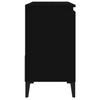 Schrank unter dem Waschbecken, 2 Schubladen, schwarzes dreieckiges Stativ, 65x33x60 cm