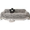 Nordic Tassels Geometric Pattern Sofa Cover Chenille Four Season Universal Couch Cover Non-slip Thrown Blanket Modern Sofa Towel