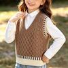 Gilet Pullover a Maglia Senza Maniche per Bambini