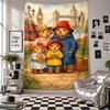 Wall TapestryPaddington Art Hanging Cloth Decorative Background Cover for Room Decoration