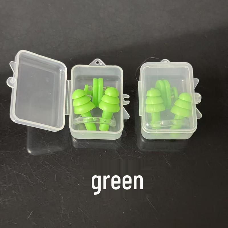 Nose Clip & Earplugs Set for Swimming - Soft Silicone, Waterproof, Universal Fit for Adults and Children