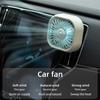 Car Air Outlet Fan USB Color Light Low Noise 3-Speed Fan Multifunctional Mini Fan Cooling Car Accessories Easy To Install