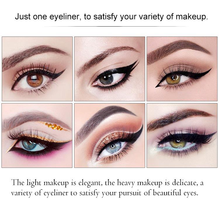 Black Liquid Waterproof Eyeliner Smooth Long Lasting Eyeliner Pencil Women Beauty Makeup