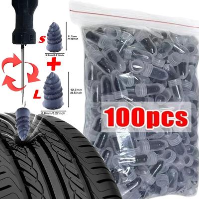 Car Vacuum Tyre Repair Nail 10-100pcs Motorcycle Truck Scooter Bike Tire Puncture Repair Tubeless Tools for Car Tire Repair Tool