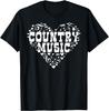 I Love Country Design Country Music Lover Gift Idea Design T-Shirt
