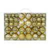 Fashion 100pcs Christmas Ball Plastic Multi Color Party Decoration DIY 3/4/6cm Painted Ball Festival