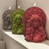 3D Sculpture Resin Mold Goddess Statue Resin Silicone Mold, for Making Vase Gypsum Ornament Home Decorations