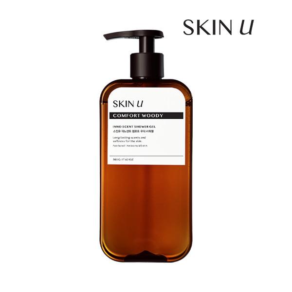 SKIN U Innocent Comfort Woody Shower Gel 500g 1 mouthful