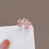 Mini Crab Metal Hair Clips Small Hair Accessories For Women Girl Pink  Flower Bow Hair Pin Side Bangs Clip