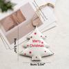 New Iron Christmas Tree Hanging Ornament Christmas Tree Star Snowflake Gift Box Xmas Party Home Decor Pendant Christmas