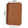 Tao Zhi Imitation Wood Grain Rectangular Serving Tray