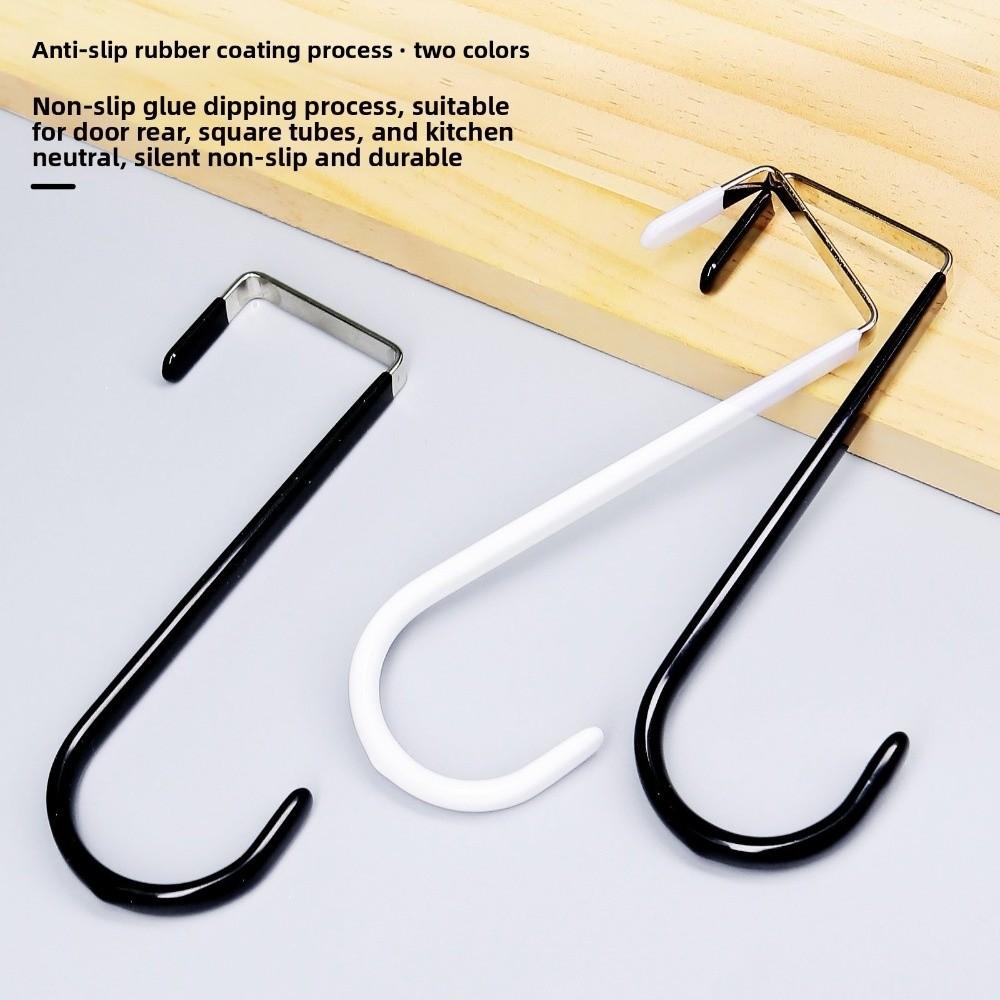 2pcs Metal Towel Hanging Rack Plastic Coating Shower Hanger New Coat Hanger  for Closet Organizer