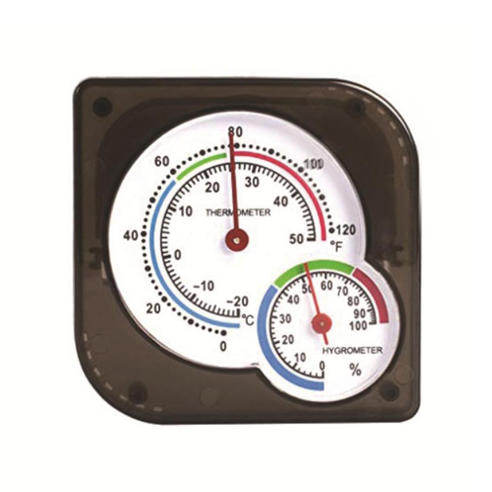 

Factory And Garden Thermometers Hygrometers With Mechanical For Dial Displays Indoor Outdoor 2 In 1 Wall-mounted Thermometers чорний