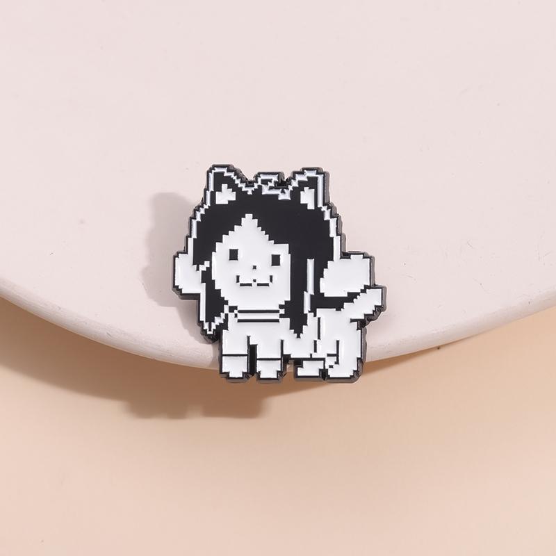 Spille Smaltate Gioco Cartone Animato Cuore Rosso Mercy Undertale Gioco Azione Combattimento Oggetto Atto Sans Papyrus Spille Spilla da Bavero Gioielli Regali