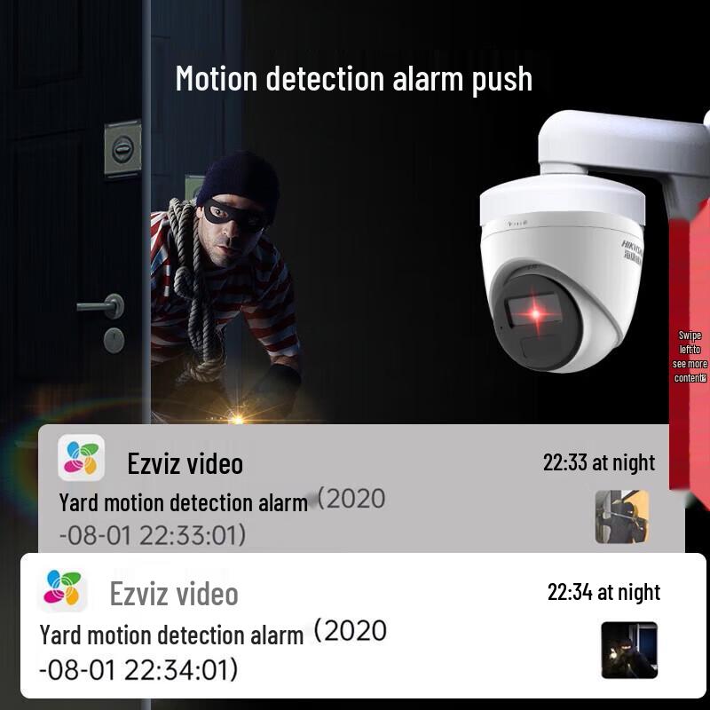 

Hikvision 3MP AI Human Detection Surveillance Camera CN plug (adapter included)