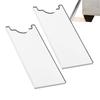 Good-Clear Couch& Bed Stopper-Universal Wall Spacer(2-Pack), Prevents Fire Risks From Heaters, Protects Walls A