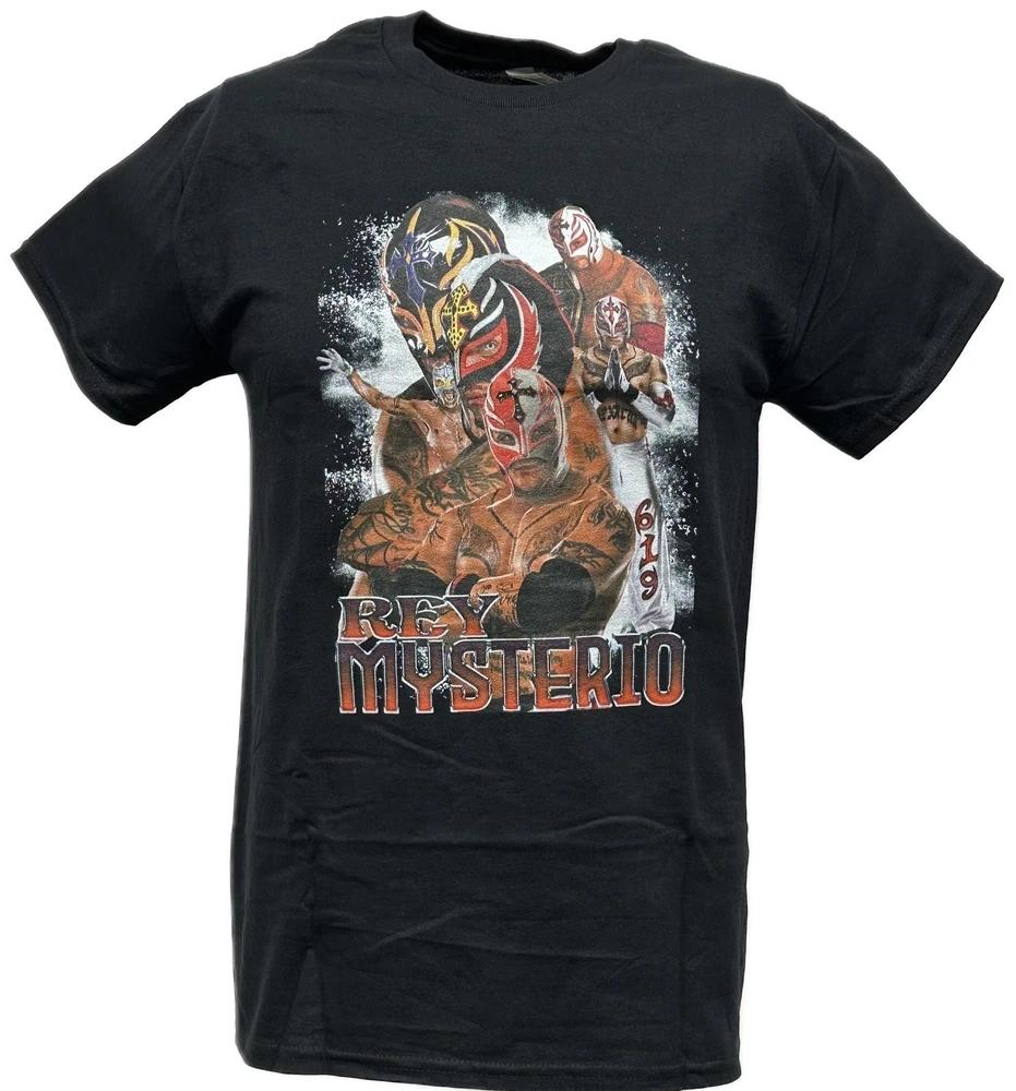 Rey Mysterio Five Pose Unisexs Black Tshirt S