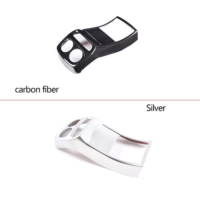 For Mercedes-Benz G-Class W464 W465 2019-2026 Carbon Fiber Rear Air Condition Outlet Vent Frame Cover Trim Car Accessories