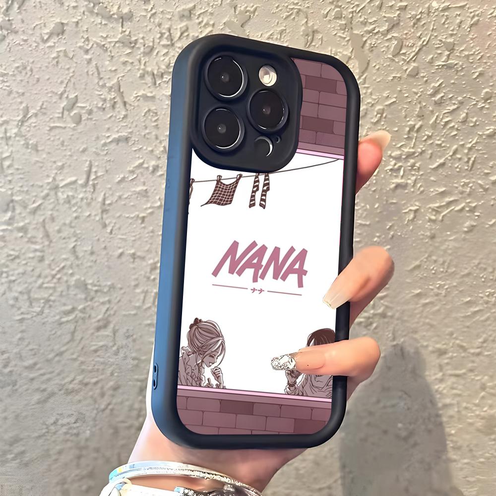 Japanese Classic Anime NANA Phone Case For IPhone 17 Pro Max 16 15 14 Pro Max IPhone 13 Pro Max 11 Plus Silicone Cover