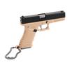 1:3 Scale G17 Keychain High Simulation Decoration Alloy G17 Model Key   for Daily Use