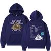 Rapper Corta Album Graphic Hoodie Men Women Hip-hop Tracksuit Long Sleeves Vintage Casual Sweatshirts