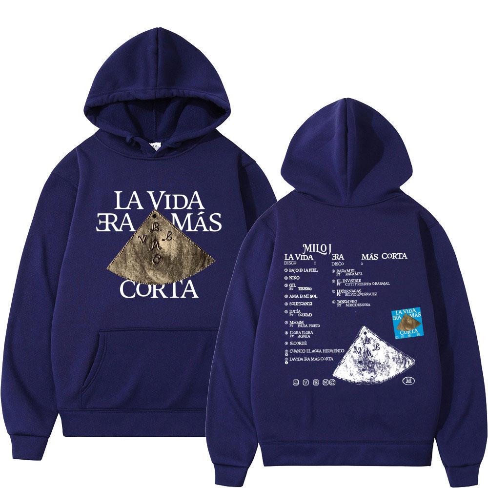 Rapper Corta Album Graphic Hoodie Men Women Hip-hop Tracksuit Long Sleeves Vintage Casual Sweatshirts