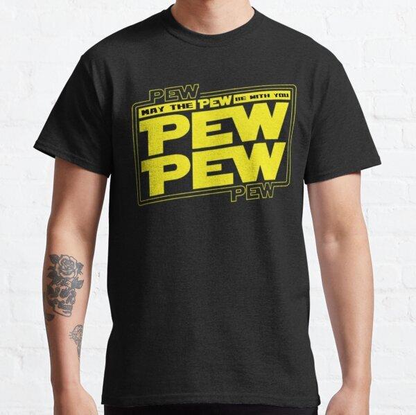 Pew Pew Classic Christmas Gift Made In USA T-Shirt S-3XL Unisex T-Shirt