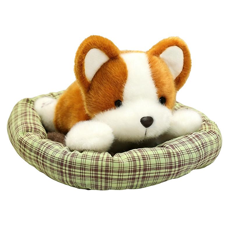 Cute Cartoon Dog Plush Toy Puppy Doll Sleeping Animals Toys for Girl Funny Christmas Present