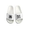 Li Ning LN Slipper Trendy EVA Quiet Slide Slippers Women's White AGAQ004-4